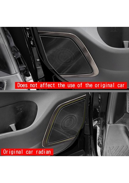 Toyota Alphard Vellfire 40 Serisi 2023+ Lhd, B Için Araba Paslanmaz Çelik Ön Kapı Hoparlör Kapağı Iç Aksesuarlar (Yurt Dışından) indirimleri