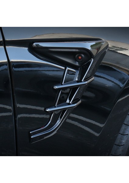 Tesla Model 3 Için Highland 2024 Yan Kamera Koruma Kapağı Yan Çamurluk Kapak Döşeme Çıkartmaları - Parlak Siyah (Yurt Dışından) indirimleri