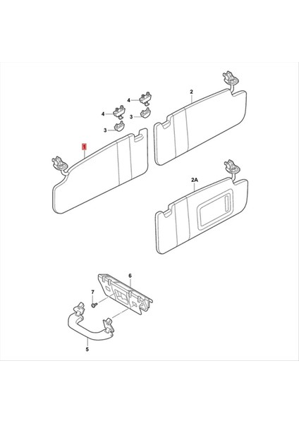 Skoda Octavia 3 A7 Fabia Mk3 Karoq Için Sol+Sağ Iç Güneşlik W/ayna (Yurt Dışından) fırsatları