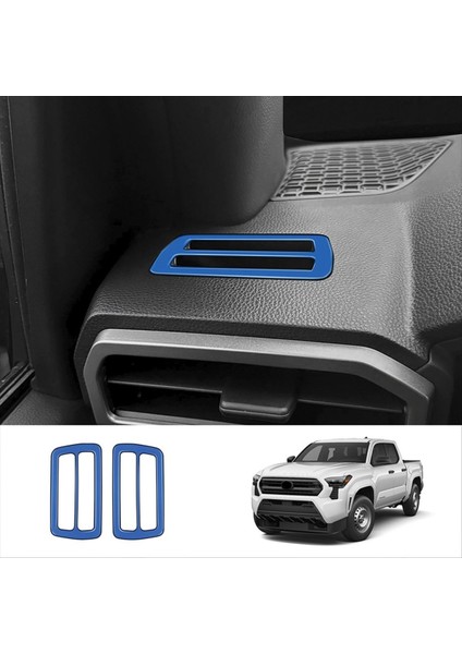 Toyota Tacoma Için Araç Ingutuzu Panel Hava Çalışma Çerçeşik Tacoma 2024 A/c Hava Outlet Döşeme Etiketleri Araç Aksesuarları Mavi (Yurt Dışından) fiyatları
