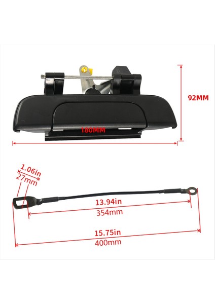 Toyota Tacoma Için Taggate Kapı Tutucu + Bagaj Kapağı Kablosu 1995-2004 Aksesuarları Değiştirin 6909035010 65770-04030 (Yurt Dışından) indirimleri