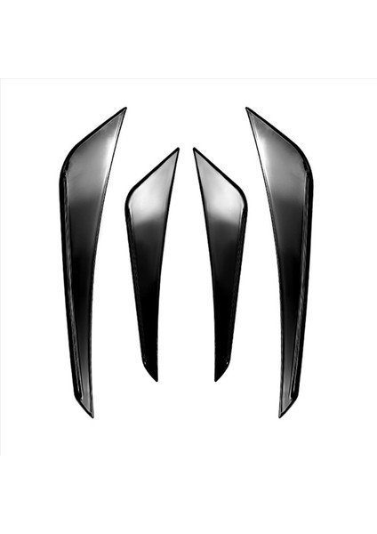 Araba Ön Tampon Dış Yan Ayırıcı Spoyler Bmw 1 Serisi F20 F21 M Sport 2015-2019 Parlak Siyah (Yurt Dışından)