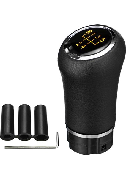 Toyota/benz/audi/bmw Sarı Için LED Backlight Dişli Pu Deri Kaynak Kolu (Yurt Dışından)