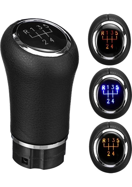 Toyota/benz/audi/bmw Sarı Için LED Backlight Dişli Pu Deri Kaynak Kolu (Yurt Dışından) modelleri