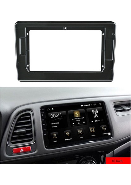 Honda Xrv Hrv Wrv Vezel 2015-2018 Için 10 Inç Radyo Fasyaları 2 Dın DVD Stereo Panel Gösterge Tablosu Kurulum Çerçevesi (Yurt Dışından) modelleri