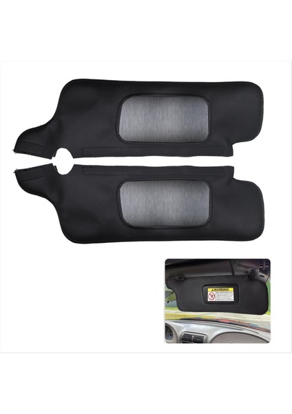 Araba Sun Visor Gölge Ayna Kapağı Ford Mustang 1994-2004 Sol Sağ Güneş Vizör Kapağı (Yurt Dışından) fırsatları