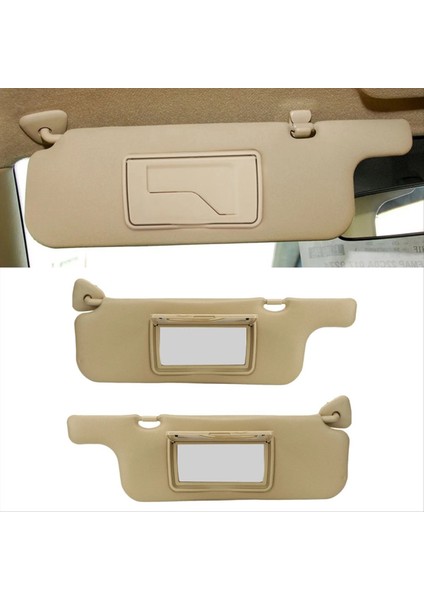 Toyota Corolla Için Araba Güneş Vizörü 2001-2007 Makyaj Aynası Güneş Kalkan Tahtası Iç Ön Cam Sunvisor (Yurt Dışından) indirimleri