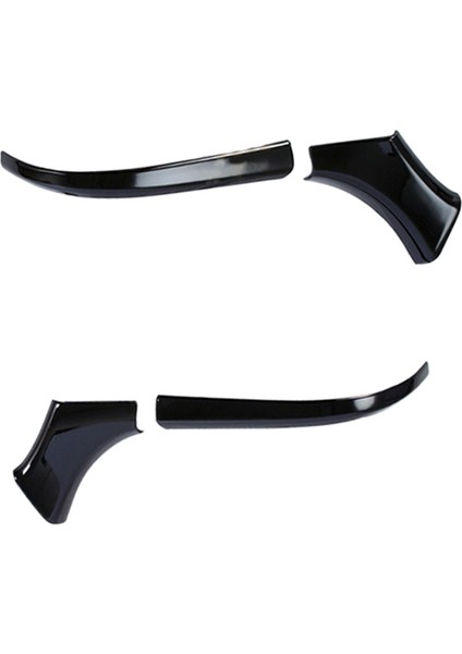 Toyota Harrier Venza XU80 2020-2022 Rhd Siyah Için Araba Yan Kapı Ayna Trim Diken Diken Ayna Taban Dekor Kapağı (Yurt Dışından)