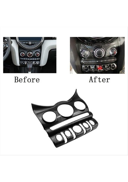 Araba Klima CD Panel Kapak Trimler Çerçeve Mini Cooper F55 F56 F57 Hatchback 2014-2021 (Yurt Dışından) modelleri