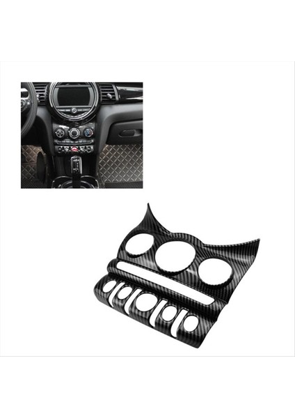 Araba Klima CD Panel Kapak Trimler Çerçeve Mini Cooper F55 F56 F57 Hatchback 2014-2021 (Yurt Dışından) indirimleri