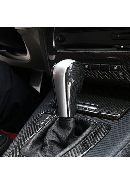 Bmw 3 Serisi 5 Serisi X3 X5 E61 E83 E53 Için Araba Vites Kol Düğmesi Kapak Trim Vardiya Kafa Koruyucu Arka Kapak (Yurt Dışından)