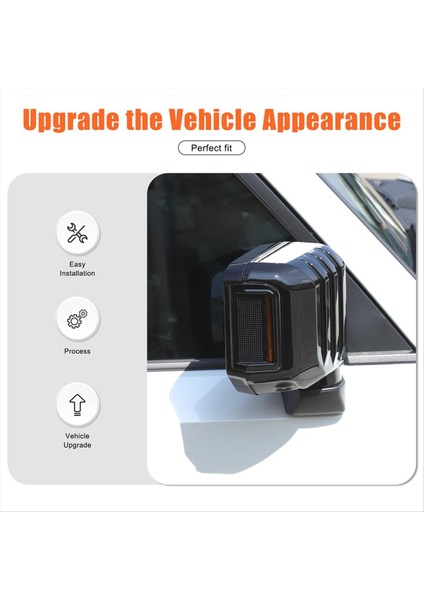 Toyota Land Cruiser Için 250 Prado LC250 2024 Lexus Gx 2024 Araba Dikiz Aynaları Kapak Trim Aksesuarları (Yurt Dışından) modelleri