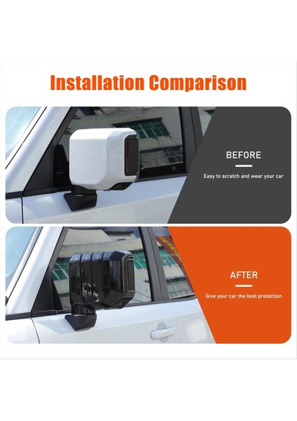 Toyota Land Cruiser Için 250 Prado LC250 2024 Lexus Gx 2024 Araba Dikiz Aynaları Kapak Trim Aksesuarları (Yurt Dışından) indirimleri