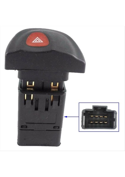 Renault Lhd 7700435867 Için Araç Tehlike Uyarı Lambası Anahtar Düğmesi (Yurt Dışından) modelleri