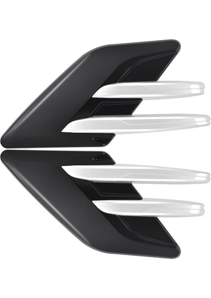 Araba Yan Hava Alım Kaputu Havalandırma Dekorasyon Araç Yan Havalandırma Hood Araba Kişilik Modifikasyonu Dış Dekorasyon Evrensel, D (Yurt Dışından)