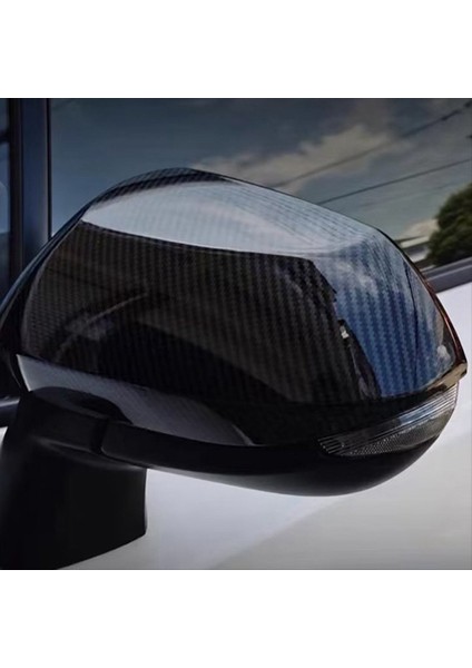 Toyota Yaris Atıv/vıos 2023 2024 Araba Dikizim Kapağı Yan Kanat Kapı Ayna Kapak Trim Aksesuarları Abs Karbon Fiber (Yurt Dışından) indirimleri