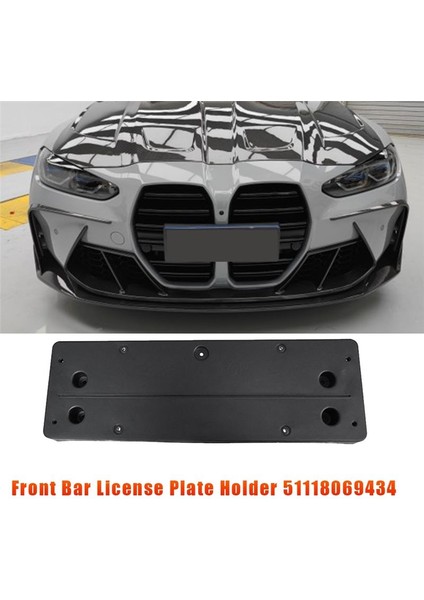 Bmw 3 4 Seri G80 G80 G80 G80 G80-2022 51 11 8 069 434 Için Araba Ön Çubuk Plaka Tutucu 51118069434 (Yurt Dışından) modelleri