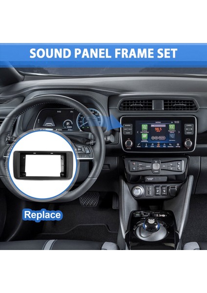 9 Inç Araba Radyo Çerçevesi Fasya Adaptör Decoder Nissan Leaf 2018+ Lhd Için Android Radyo Dash Takım Paneli Kiti (Yurt Dışından) fırsatları