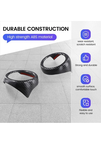 Araba Hava Havalandırma Outlet Kapağı Koşul Trims Kapak Halkası Mini Cooper R54 R56 Clubman R55 Crossover R60 (Yurt Dışından) indirimleri