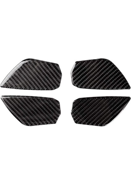 Honda Civic 10. Gen 2020 2019 2018 2017 2016 Için Araba Karbon Fiber Kapı Bileği Kaplama Iç Kapı Kolu Dekorasyon Kapağı (Yurt Dışından)