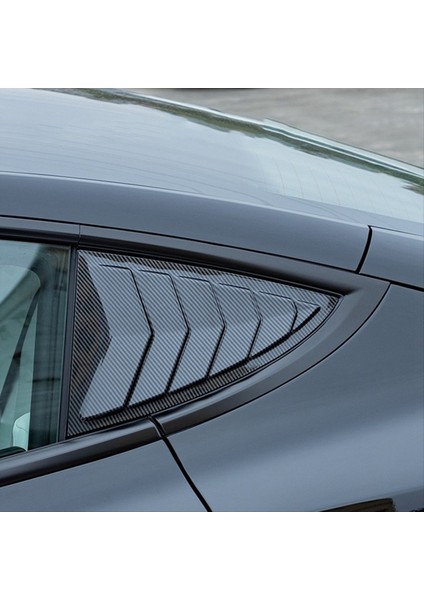 Tesla Model 3 Için Highland 2024 Otomobil Arka Üçgen Pencere Kepenkleri Güneşlik Dekorasyon Aksesuarları Parlak Karbon Fiber (Yurt Dışından) indirimleri