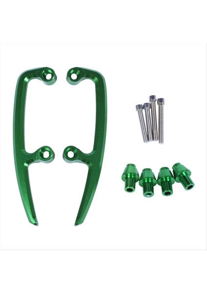 Arka Kapat Çubukları Arka Koltuk Pillion Yolcu Kawasaki NINJA650 Z650 Ninja 650 2017-2021 Yeşil (Yurt Dışından)