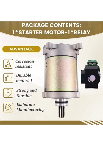 Cfmoto Cforce 400 Rölesi ile Başlangıç ​​motoru, Cforce Zforce Uforce 500, Cforce 600, 0GR0-091100 (Yurt Dışından) fırsatları