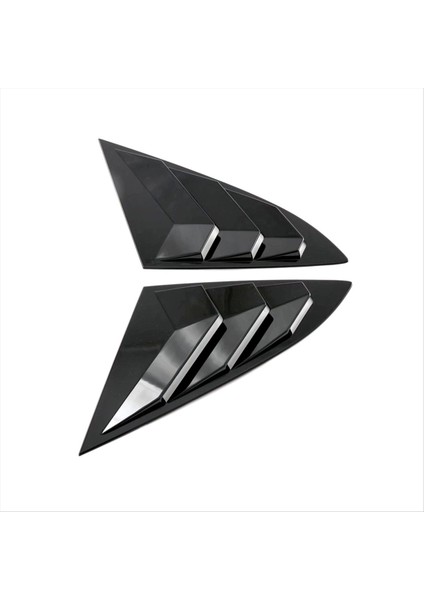 Changan Univ Uni -V 2023 2024 Otomobil Arka Spoiler Kanat Yan Pencere Üçgen Trim Kapak Trim Aksesuarları - Abs Siyah (Yurt Dışından) fırsatları