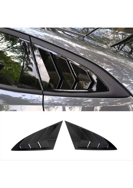 Changan Univ Uni -V 2023 2024 Otomobil Arka Spoiler Kanat Yan Pencere Üçgen Trim Kapak Trim Aksesuarları - Abs Siyah (Yurt Dışından) indirimleri