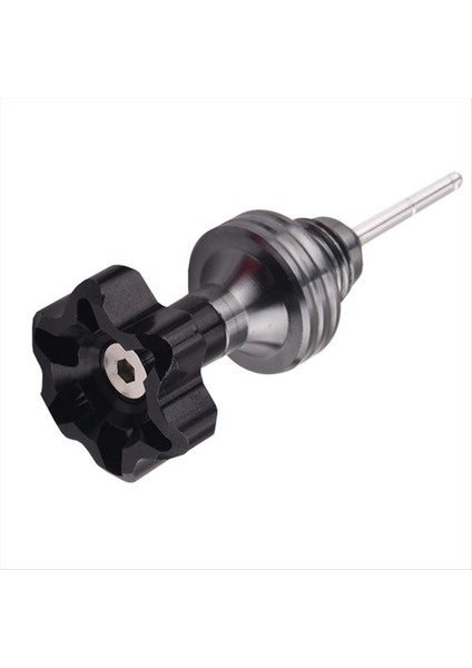 Motosiklet Motor Yağı Dip Çubuğu Kapak Motor Krank Kordalı Yağ Seviye Gösterge Evrensel Yağ Dip Çubuğu Dolgu Kapağı Siyah (Yurt Dışından)