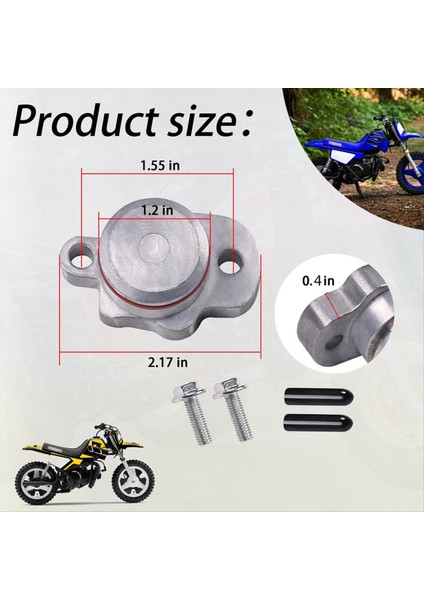 Yamaha PW50 PW80 Y-Zinger Için Yağ Pompası Fiş Kapağı 1981-2024, Yağ Pompası Tapası Kapağı, Silikon O-Ring, Montaj Cıvataları (Yurt Dışından) fiyatları