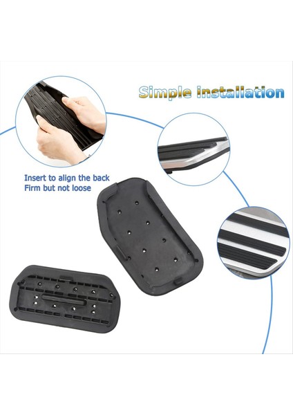 Ford F150 2021-2023 Fren ve Hızlandırıcı Gaz Pedalı Için Ayak Pedal Pedleri Araba Yedek Pedallar Aksesuarları (Yurt Dışından) indirimleri