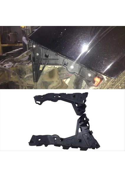 2pcs Araba Ön Tampon Kanat Tutma Kılavuzu Braketi 24460283, 24460284 Vauxhall Opel Astra H 2004-2010 (Yurt Dışından) indirimleri