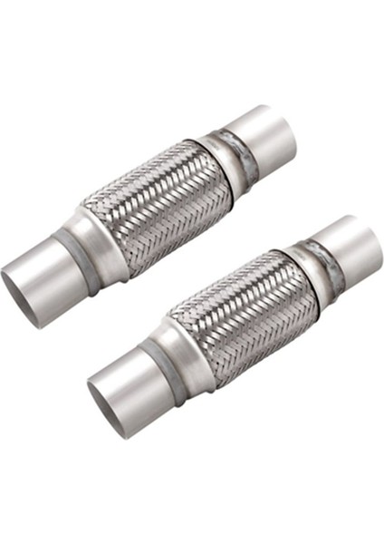 2 Adet Egzoz Esnek Boru Paslanmaz Çelik Çift Örgü 2 x 6 Inç Uçlu Uçlu 10 Inç Uzunluğunda (Yurt Dışından) fiyatları