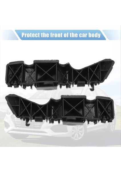 1 Çift 86513-1R000, 86514-1R000 Hyundai Aksanı Için Ön Tampon Braketi 2012-2017 (Yurt Dışından) indirimleri