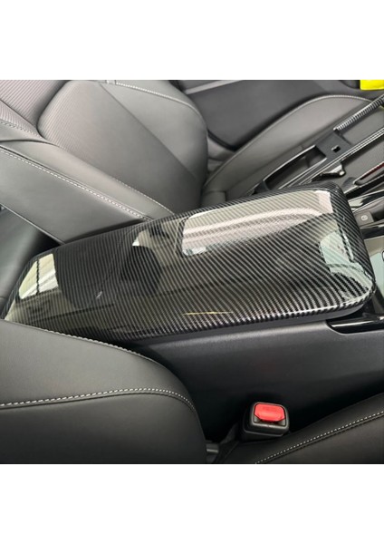 Toyota Camry 2024 2025 Iç Aksesuarlar Karbon Fiber Için Merkez Konsol Koltuk Kutusu Kapağı Döşeme (Yurt Dışından) modelleri