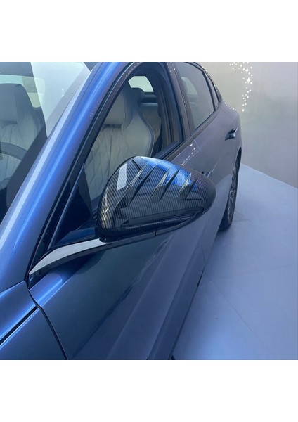 2pcs Abs Karbon Fiber Tarzı Dikiz Ayna Kapağı Byd Cout 2022 Ters Ayna Kapağı Reflektör Anti-Çizelge Kapağı (Yurt Dışından) fırsatları