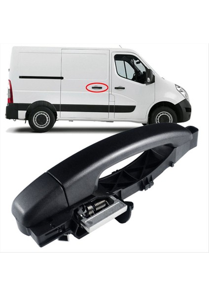 Sürücü Yan Kapı Kolu Sürgülü Kapı 806073022R &amp; 806079208R Renault Master Iıı, Opel Movano B (Yurt Dışından) modelleri