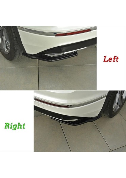 Araba Arka Tampon Dudak Yan Basters Vw Tiguan R-Line 2017 2018 2019 Arka Tampon Spoiler Için Harici Trim (Yurt Dışından) modelleri