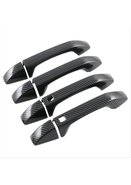 Ssangyong Torres Için J100 2022-2025 Araba Dış Kapı Kolu Kapak Kaplama Aksesuarları Karbon Fiber (Yurt Dışından)
