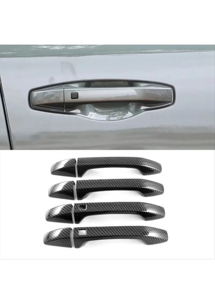 Ssangyong Torres Için J100 2022-2025 Araba Dış Kapı Kolu Kapak Kaplama Aksesuarları Karbon Fiber (Yurt Dışından) modelleri