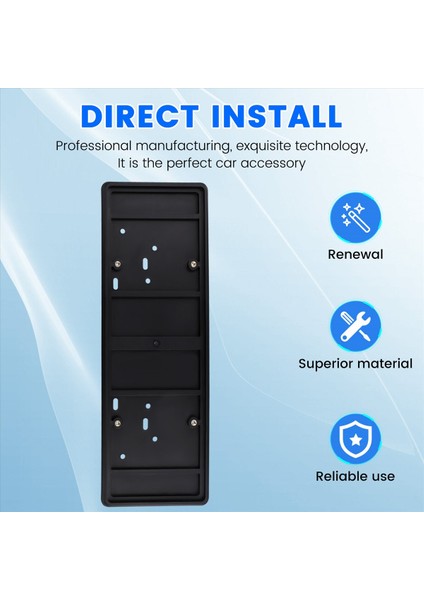 Araba Plaka Çerçevesi Ön Tampon Plaka Tutucu 68213436AC 68217847B Jeep Grand Cherokee Patriot Pusulası (Yurt Dışından) modelleri