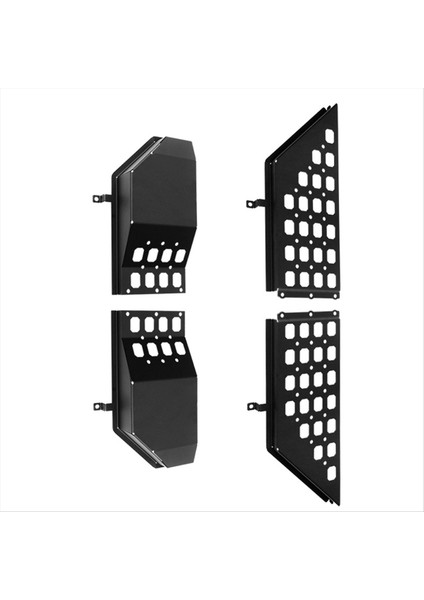 4pcs Ön Kapı Cep Saklama Kutusu Kapı Depolama Organizatörü Jeep Wrangler Jl Jlu 4xe 18-23 Gladyatör Jt 20-24 (Yurt Dışından) fiyatları