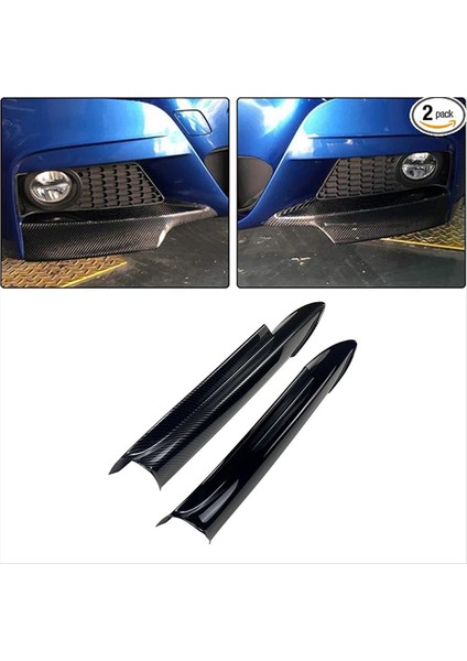 Bmw 3 Serisi E90 E91 M-Tech 320I 2005-2008 Tampon Splitter Dudak Difüzör Spoiler B Ön Tampon Dudak Ayırıcı Flep (Yurt Dışından) fırsatları