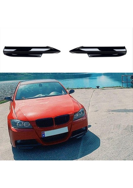 Bmw 3 Serisi E90 E91 M-Tech 320I 2005-2008 Tampon Splitter Dudak Difüzör Spoiler B Ön Tampon Dudak Ayırıcı Flep (Yurt Dışından) indirimleri