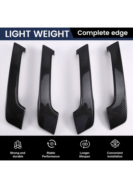 Toyota Prado LC150 2009-2018 Kapı Kolu Kaplaması Karbon Fiber (Yurt Dışından) fırsatları