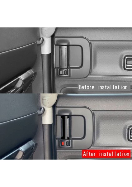 Suzuki Spacia Özel MK04 2017-2024 Araba Orta Kapı Iç Tutmalı Düğme Trim Sticker (Yurt Dışından) indirimleri