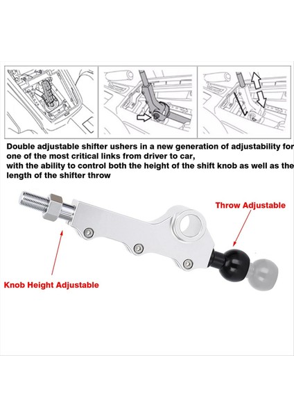 Subaru Wrx Için Araç Ayarlanabilir Kısa Köpek Verimli Kullanıcı Kullanım 2005-2011 Kırmızı (Yurt Dışından) indirimleri