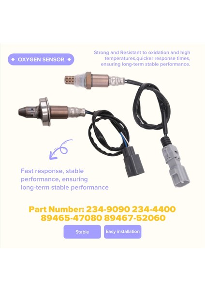 Toyota Prius 2010-2015 Için Yukarı ve Aşağı Akış Oksijen Sensörü (Yurt Dışından) indirimleri