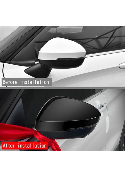 Kapı Ayna Kapatma Stil Dikizli Ayna Kapak Trim Araç Aksesuarları Mitsubishi Outlander 2022-2024 Parlak Siyah (Yurt Dışından) fiyatları